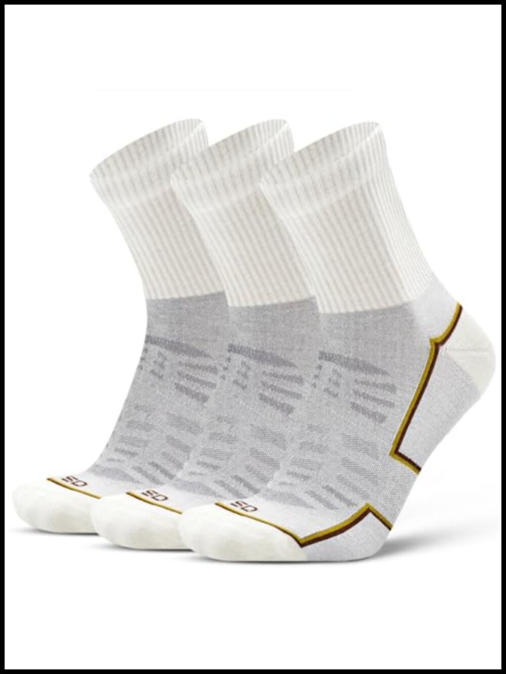 Merino Wool Blend Quarter Running Socks Thin Cushion Athletic